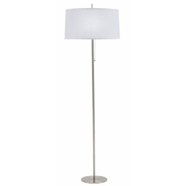 68 inches Brushed Steel Steel Floor Lamp, , on-hover image number null