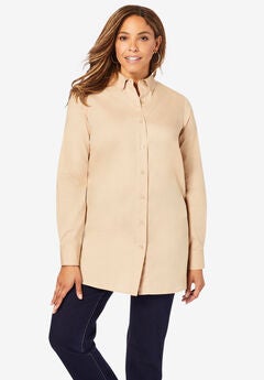 Stretch Poplin Tunic