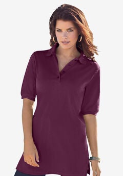 Oversized Polo Tunic