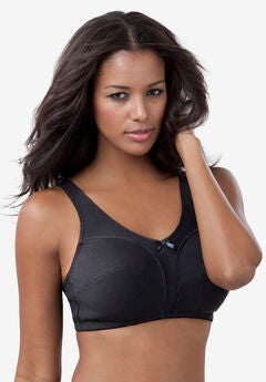 Cotton Back-Close Wireless Bra