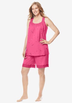 Plus Size Cotton Pajama Sets