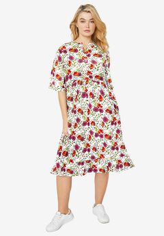 Plus Size Ruffle Dresses