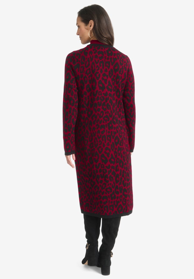 2-Piece Sweater Jacket Dress image number null